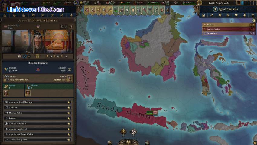 Hình ảnh trong game Europa Universalis V (screenshot)