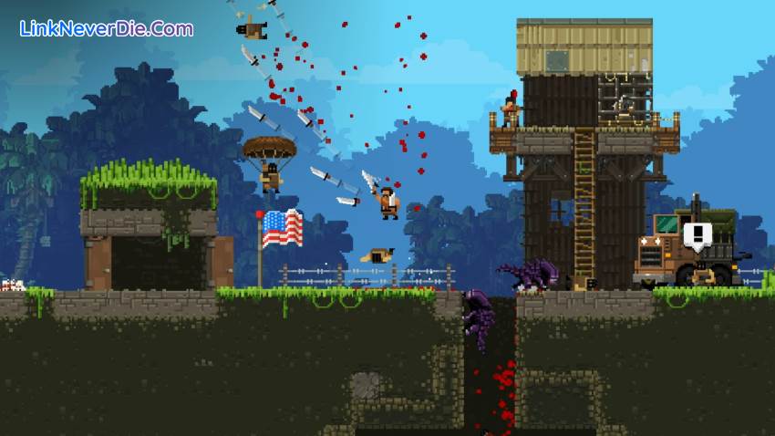 Hình ảnh trong game Broforce (screenshot)