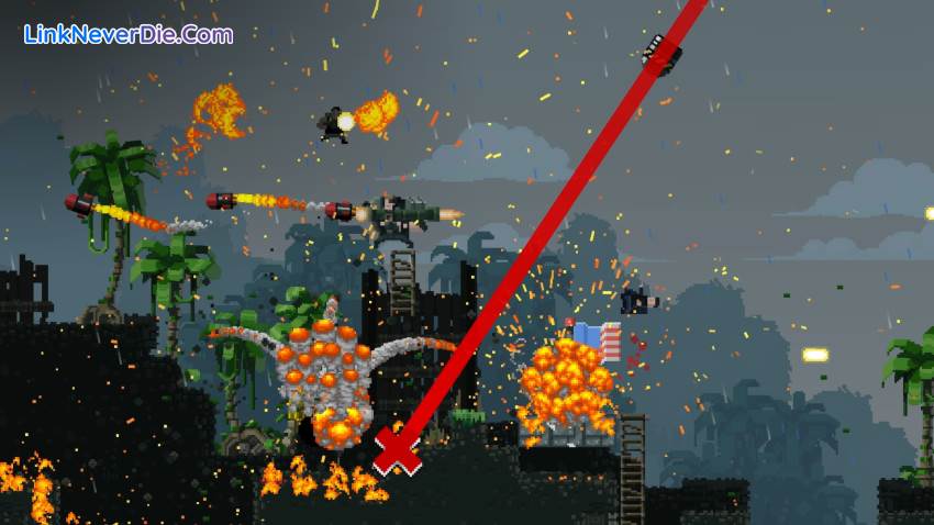 Hình ảnh trong game Broforce (screenshot)