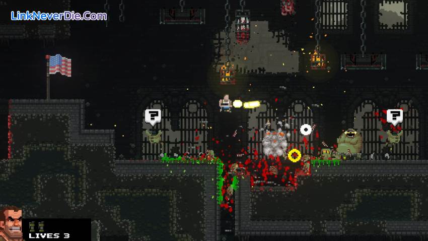 Hình ảnh trong game Broforce (screenshot)