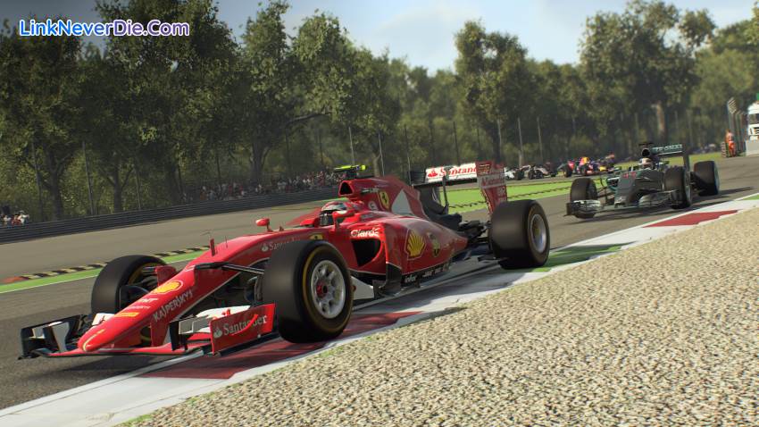 Hình ảnh trong game F1 2015 (screenshot)