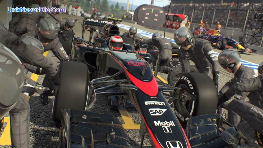 Hình ảnh trong game F1 2015 (screenshot)