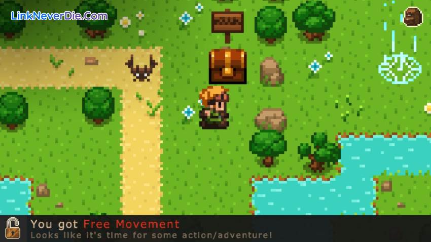 Hình ảnh trong game Evoland (screenshot)