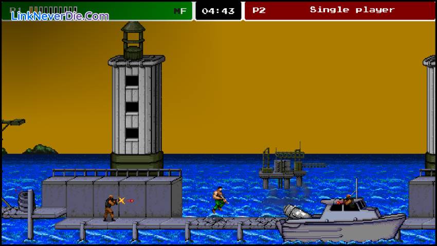 Hình ảnh trong game 8-Bit Commando (screenshot)