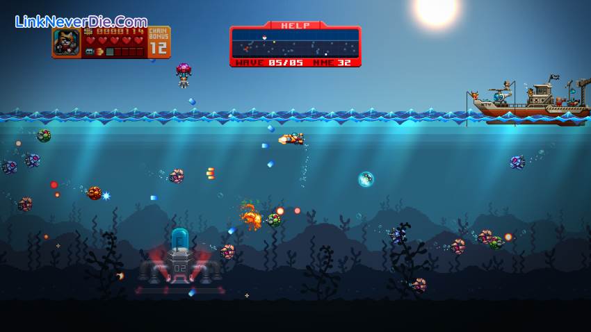 Hình ảnh trong game Aqua Kitty - Milk Mine Defender (screenshot)