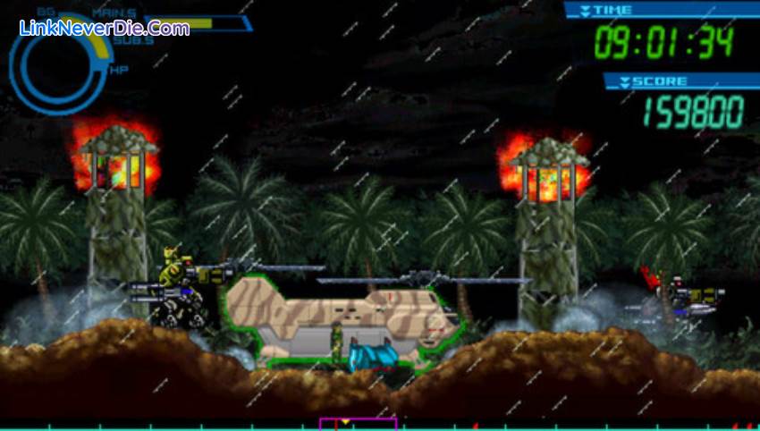 Hình ảnh trong game Gunhound EX (screenshot)