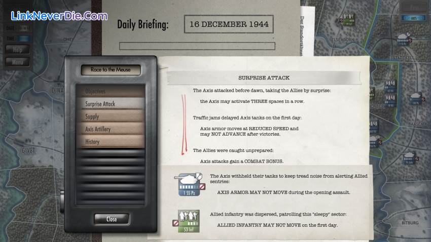 Hình ảnh trong game Battle of the Bulge (screenshot)