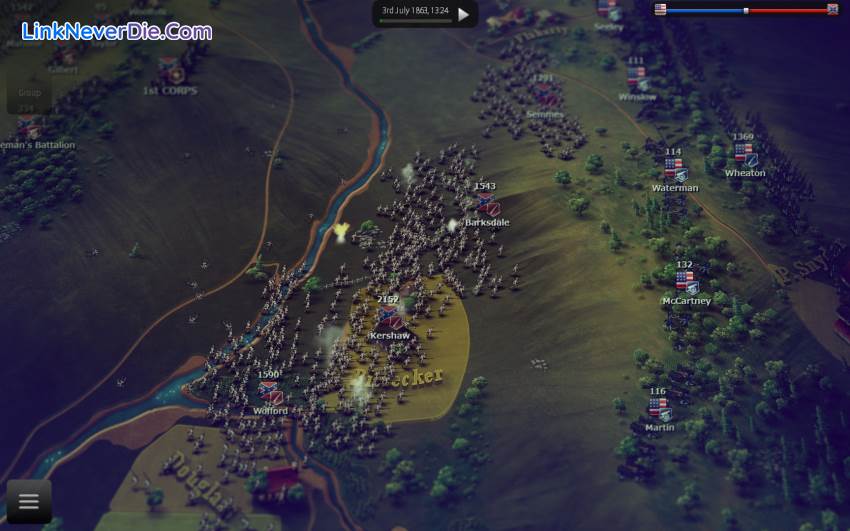 Hình ảnh trong game Ultimate General: Gettysburg (screenshot)