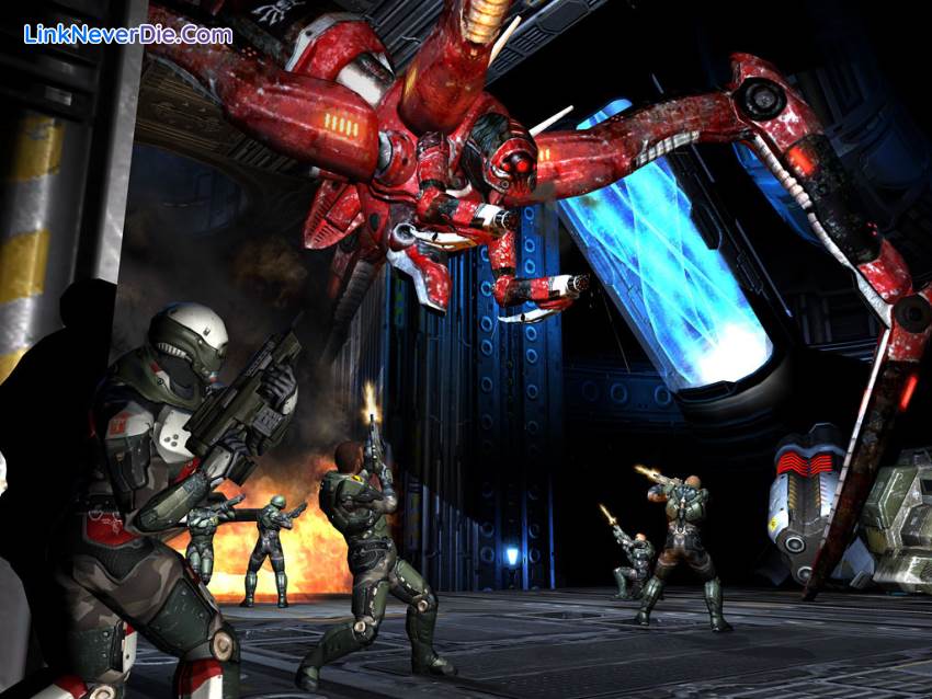 Hình ảnh trong game Quake 4 (screenshot)