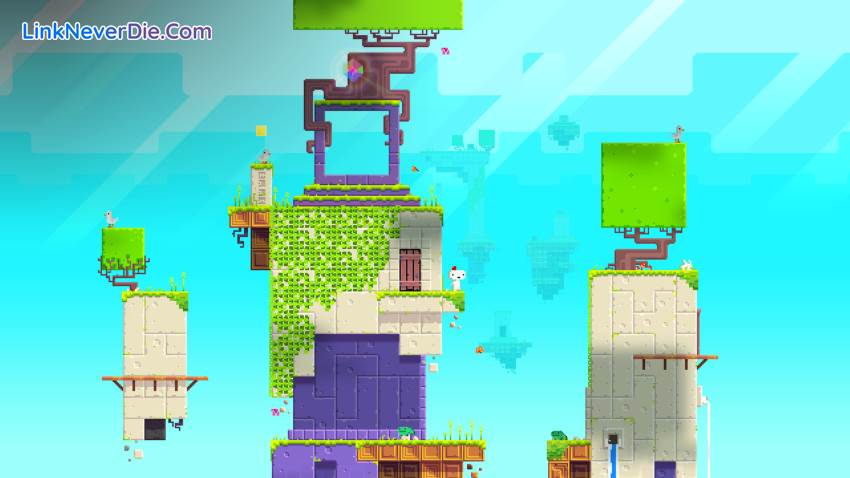 Hình ảnh trong game FEZ (screenshot)