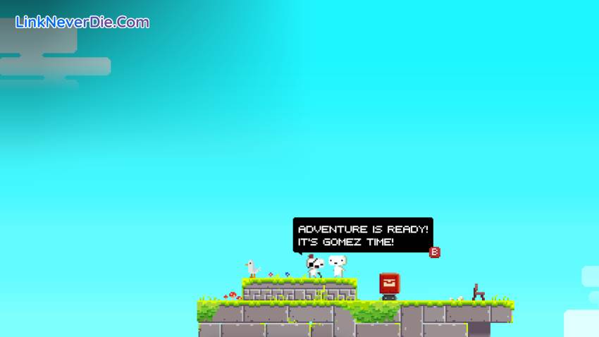 Hình ảnh trong game FEZ (screenshot)