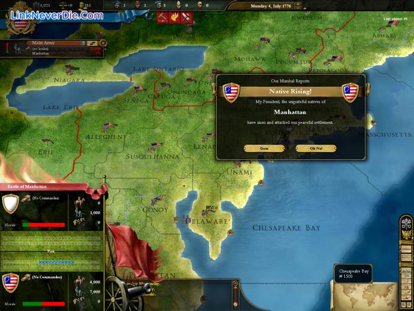 Hình ảnh trong game Europa Universalis 3 (screenshot)