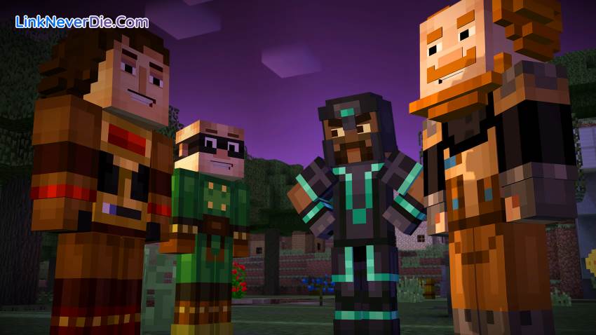 Hình ảnh trong game Minecraft Story Mode (screenshot)