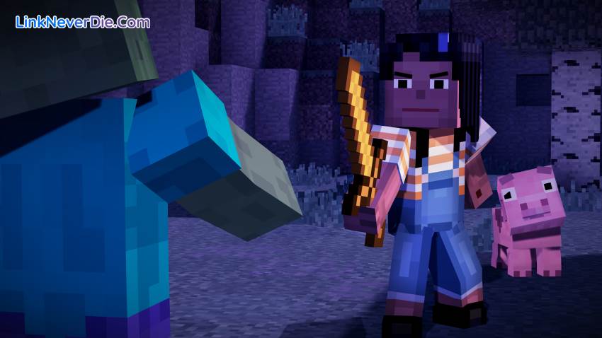 Hình ảnh trong game Minecraft Story Mode (screenshot)