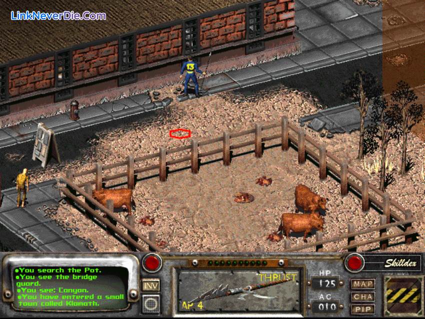 Hình ảnh trong game Fallout 2 (screenshot)