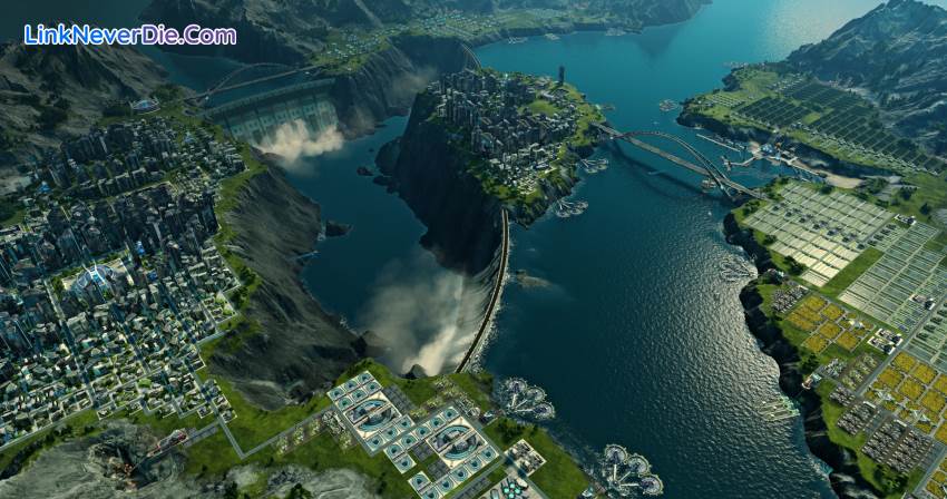 Hình ảnh trong game Anno 2205 (screenshot)