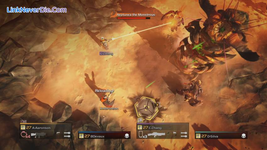 Hình ảnh trong game Helldivers (screenshot)