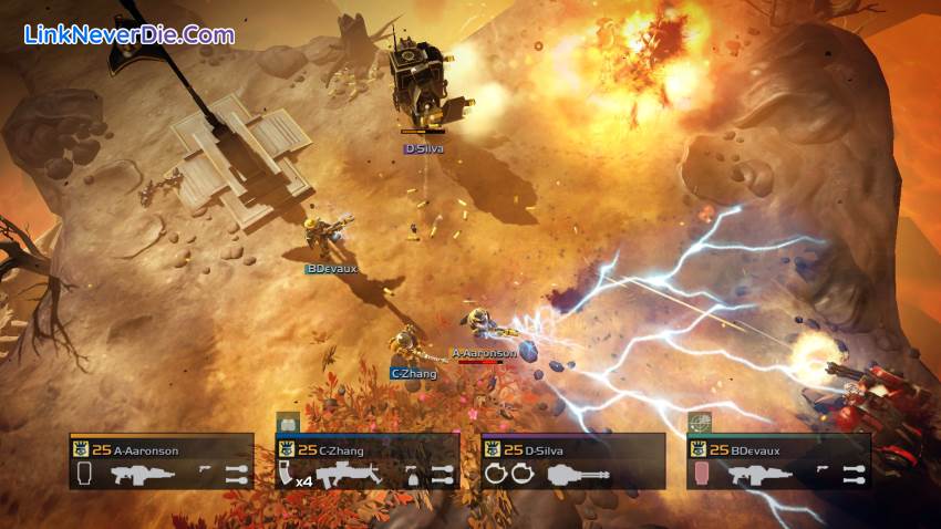 Hình ảnh trong game Helldivers (screenshot)