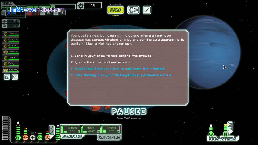 Hình ảnh trong game FTL: Faster Than Light (screenshot)