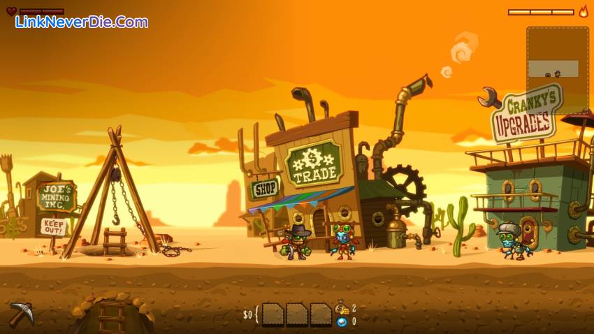 Hình ảnh trong game SteamWorld Dig (screenshot)