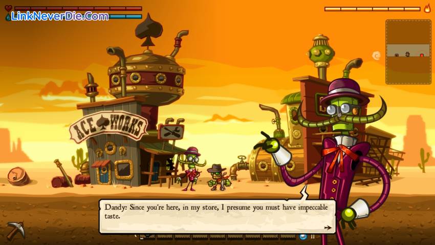 Hình ảnh trong game SteamWorld Dig (screenshot)