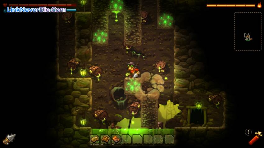 Hình ảnh trong game SteamWorld Dig (screenshot)