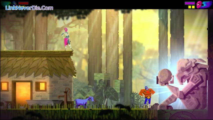 Hình ảnh trong game Guacamelee! (screenshot)