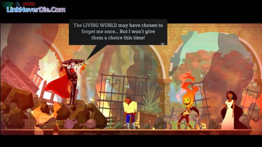 Hình ảnh trong game Guacamelee! (screenshot)