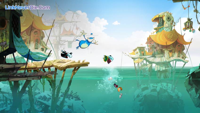 Hình ảnh trong game Rayman Origins (screenshot)