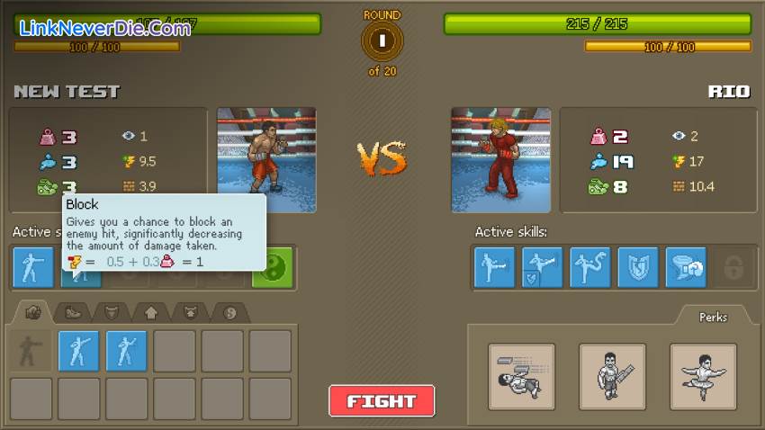 Hình ảnh trong game Punch Club (screenshot)