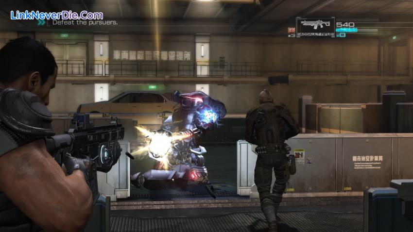 Hình ảnh trong game Binary Domain (screenshot)