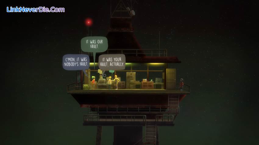 Hình ảnh trong game Oxenfree (screenshot)