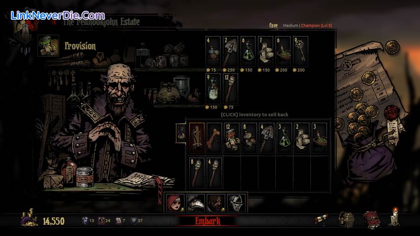 Hình ảnh trong game Darkest Dungeon (screenshot)