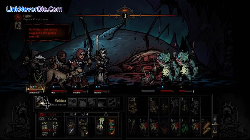 Hình ảnh trong game Darkest Dungeon (screenshot)