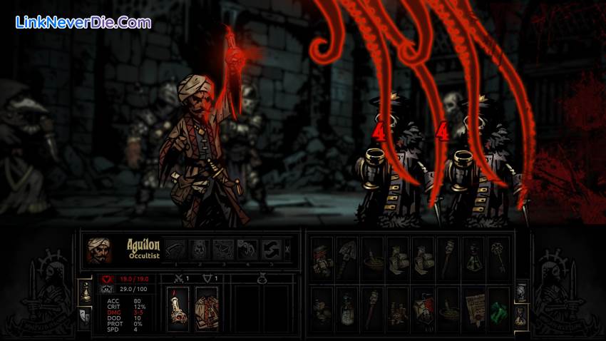 Hình ảnh trong game Darkest Dungeon (screenshot)