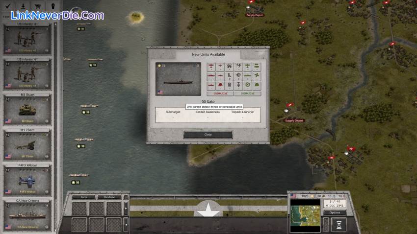 Hình ảnh trong game Order of Battle: Pacific (screenshot)