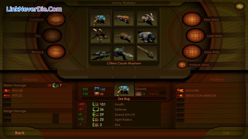 Hình ảnh trong game Impossible Creatures (screenshot)