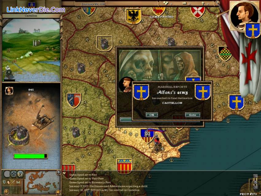 Hình ảnh trong game Crusader Kings (screenshot)