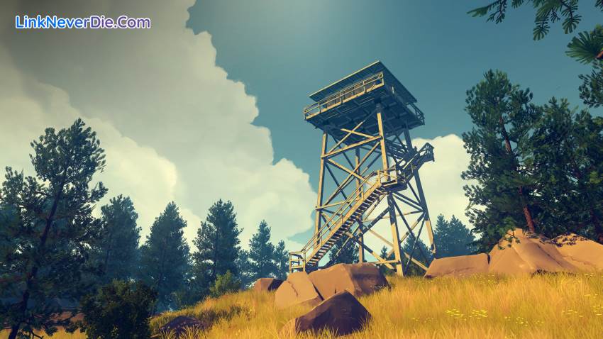 Hình ảnh trong game Firewatch (screenshot)