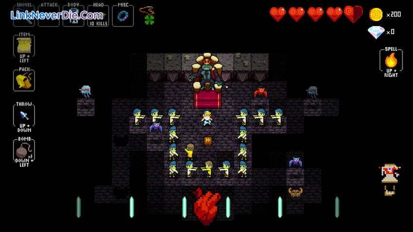 Hình ảnh trong game Crypt of the NecroDancer (screenshot)