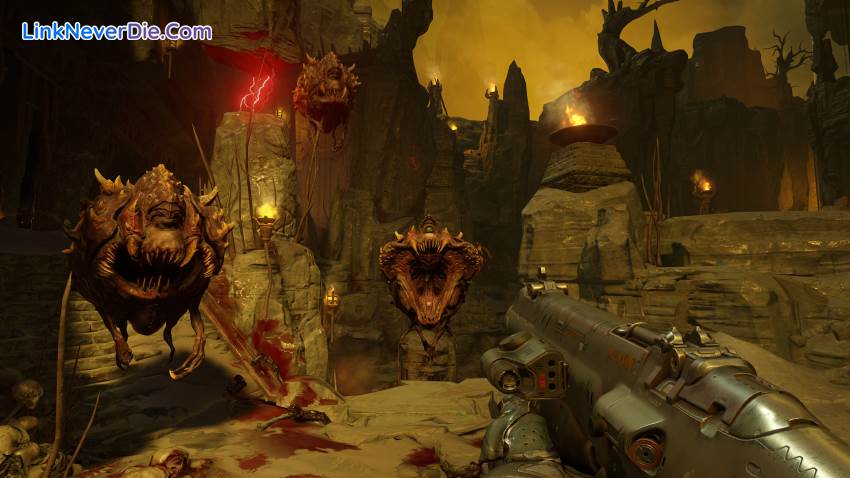 Hình ảnh trong game Doom (screenshot)