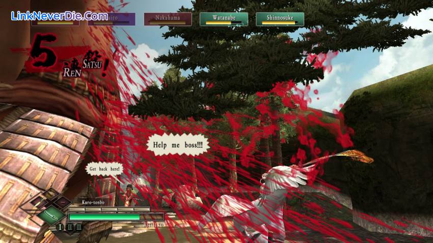 Hình ảnh trong game Way of the Samurai 3 (screenshot)