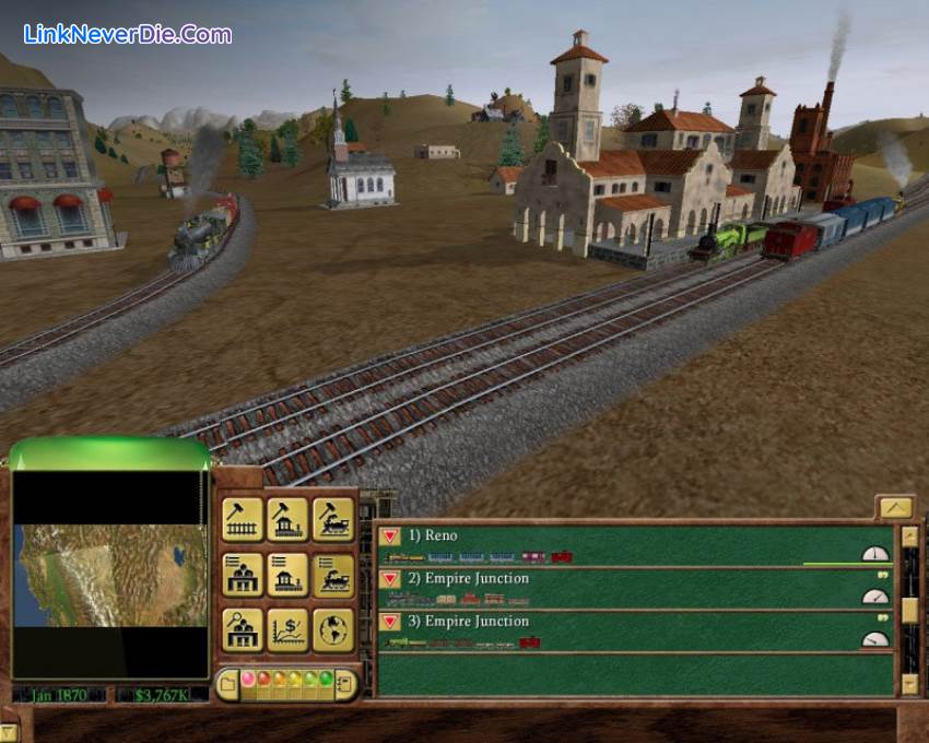 Hình ảnh trong game Railroad Tycoon 3 (screenshot)