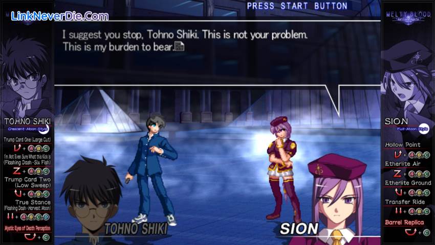 Hình ảnh trong game Melty Blood Actress Again Current Code (screenshot)