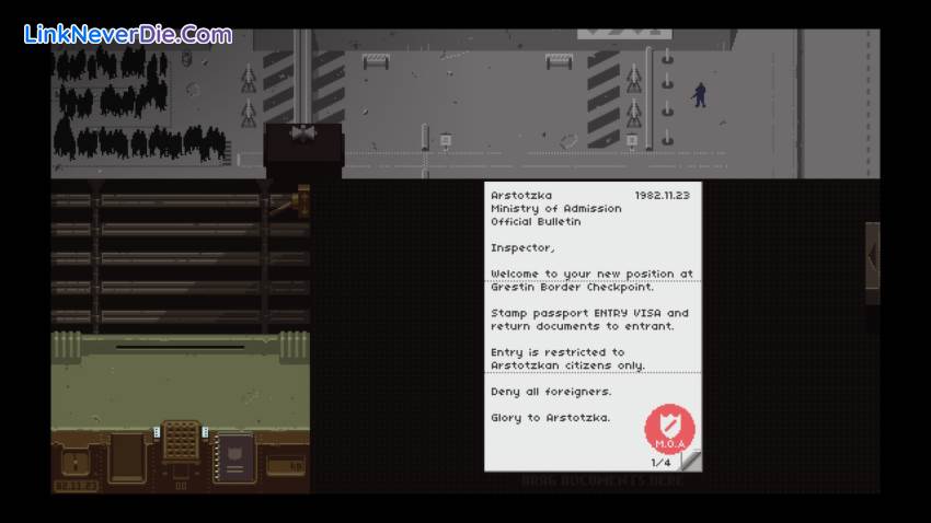 Hình ảnh trong game Papers, Please (screenshot)