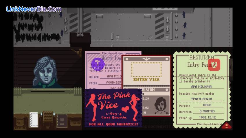 Hình ảnh trong game Papers, Please (screenshot)