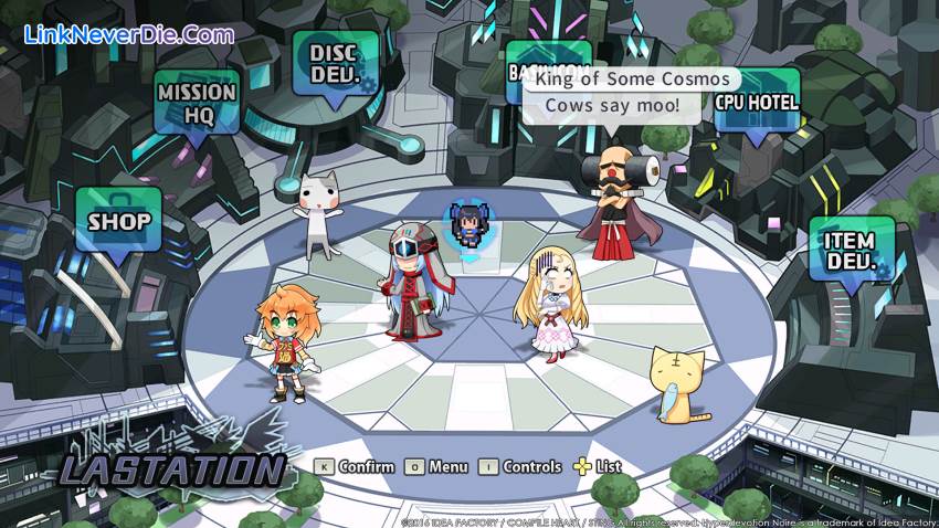 Hình ảnh trong game Hyperdevotion Noire: Goddess Black Heart (screenshot)