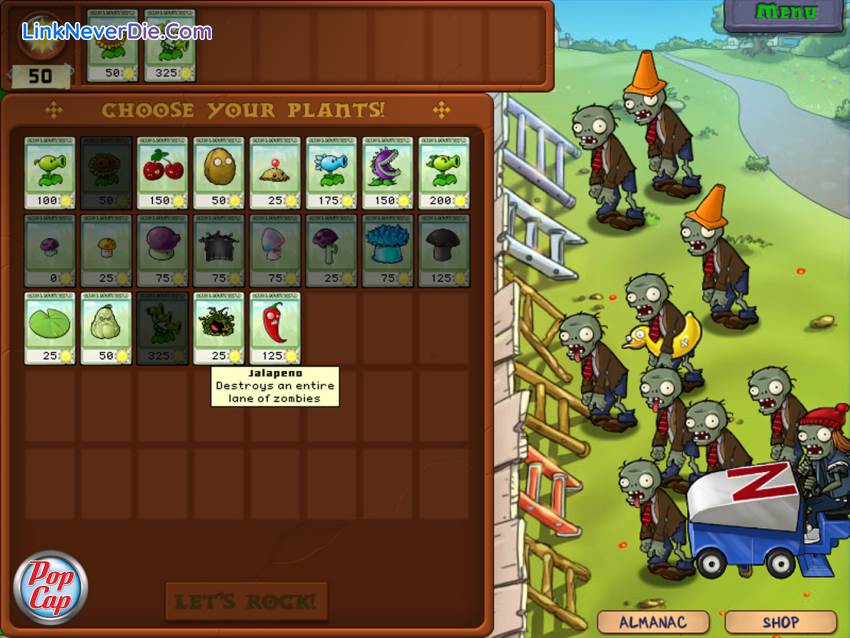 Hình ảnh trong game Plants vs. Zombies GOTY Edition (screenshot)