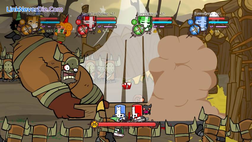 Hình ảnh trong game Castle Crashers (screenshot)