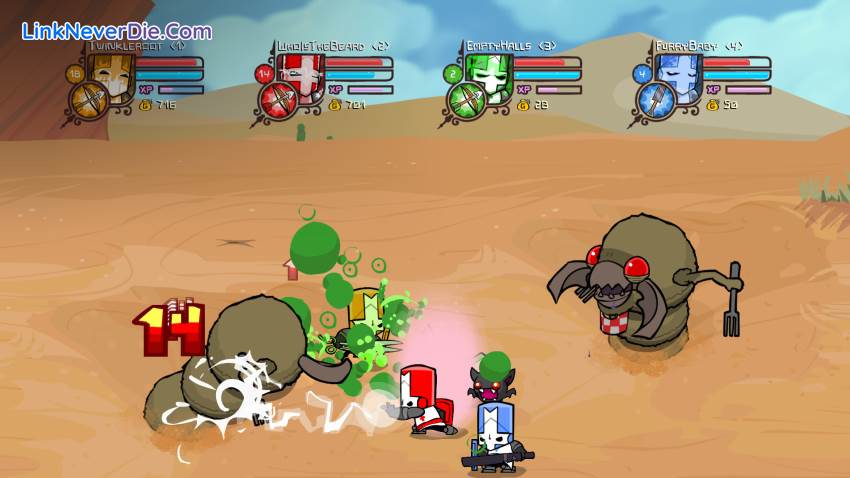 Hình ảnh trong game Castle Crashers (screenshot)